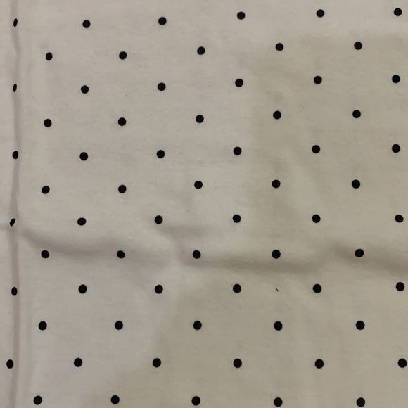 Croft & Barrow the classic tee white with black polka dots Sz XL New - Picture 4 of 5
